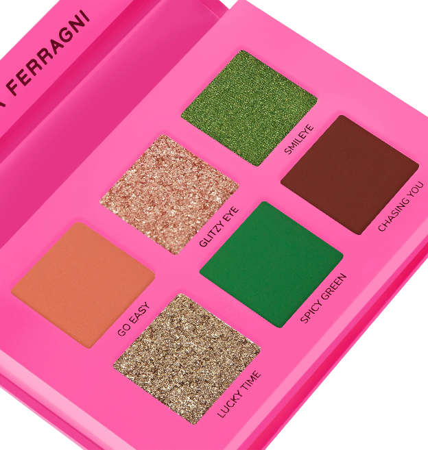Chiara Ferragni Fancy Green Eyeshadow Kit 6 Colors | Bran…