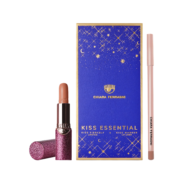 Ferragni Kiss Essential 09 Lip Kit (Kiss Firercely Lipstick + Kiss Marker Lip Liner)