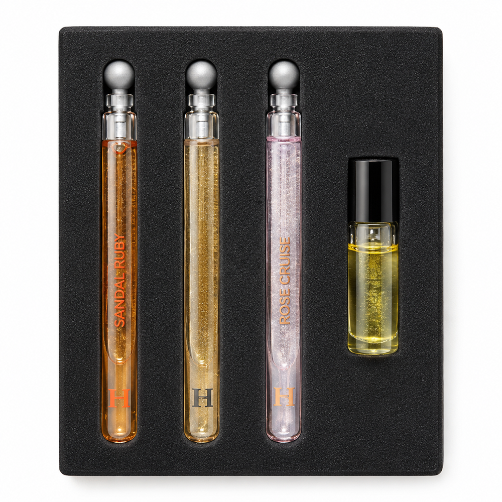 Confidential Bronze Tonka Sandal Ruby + Rose Cruise + Pure Oil Of Sandalwood