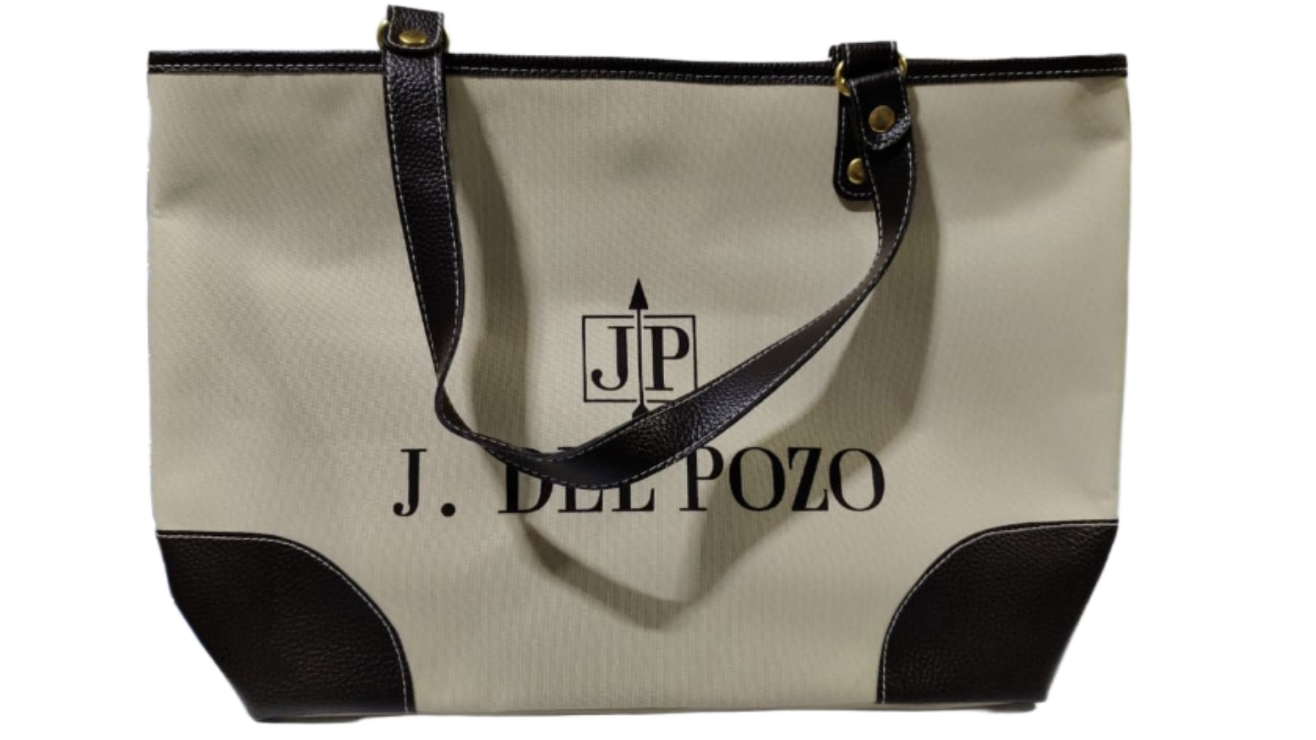 Beige & Brown Shopping Bag by Jesus Del Pozo | UAE