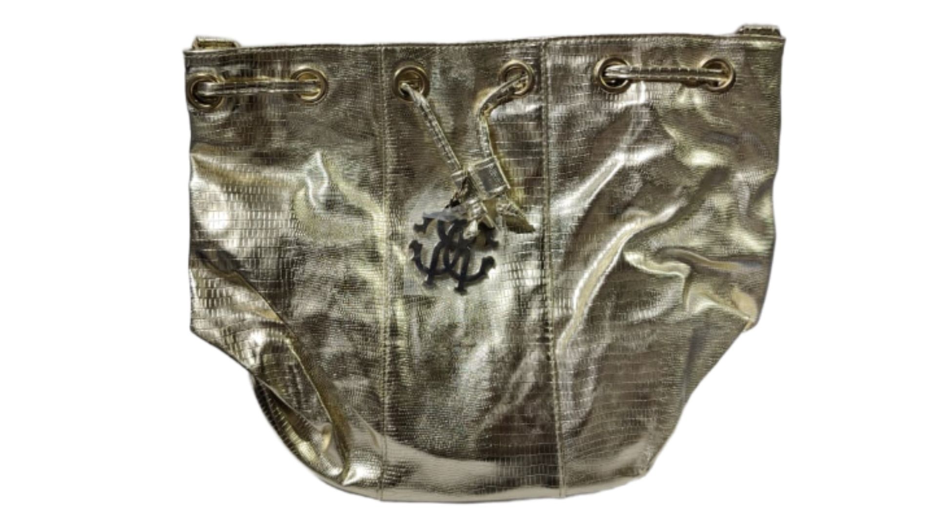 Gold Women Shoulder Bag by Roberto Cavalli | UAE