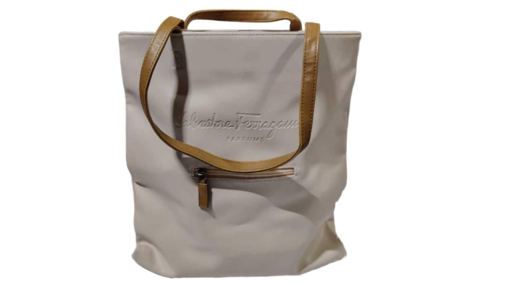 Pink Leather Soft Tote Bag
