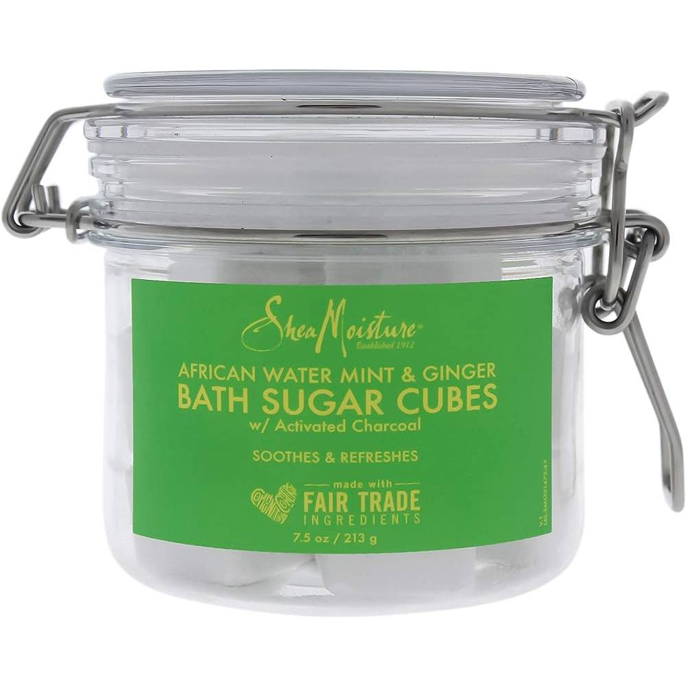African Water Mint & Ginger Bath Sugar Cubes by Shea Mois…