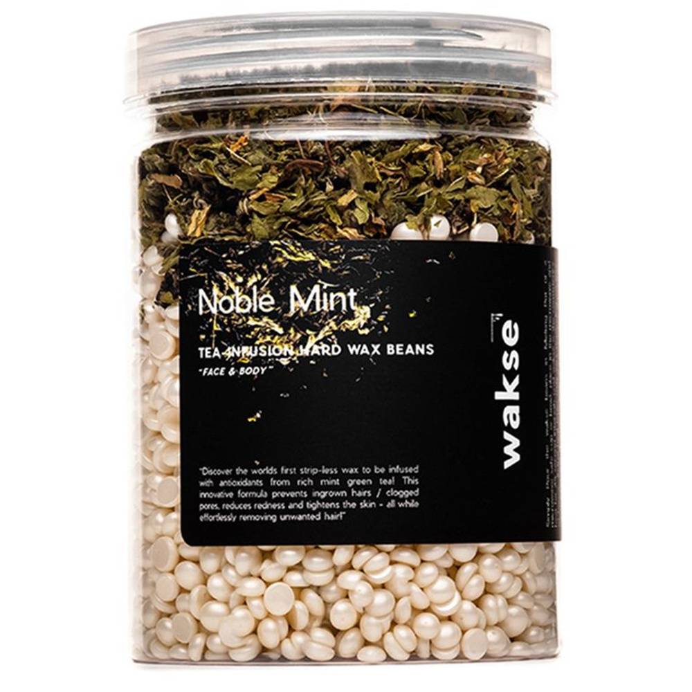 Tea Infusion Hard Wax Beans Noble Mint Body Wax by Wakse…