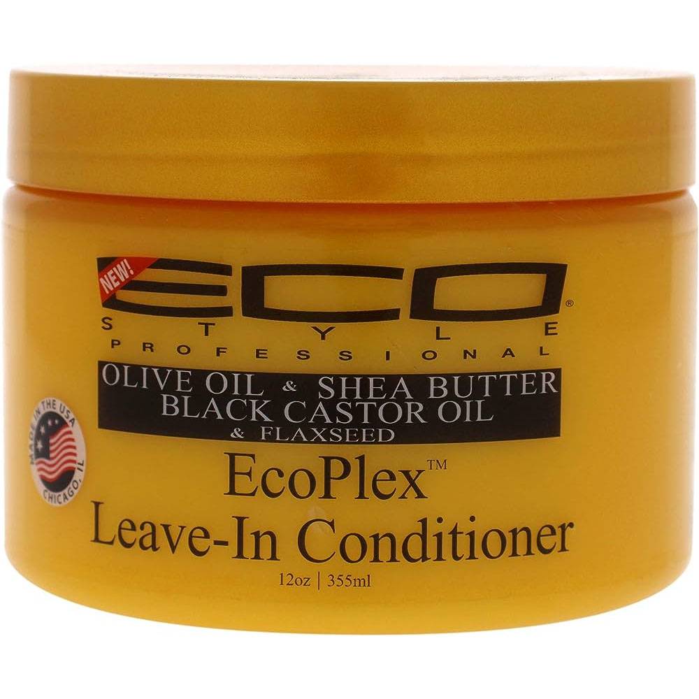 Eco Style Black Castor & Flaxseed Leave -In Hair Conditio…
