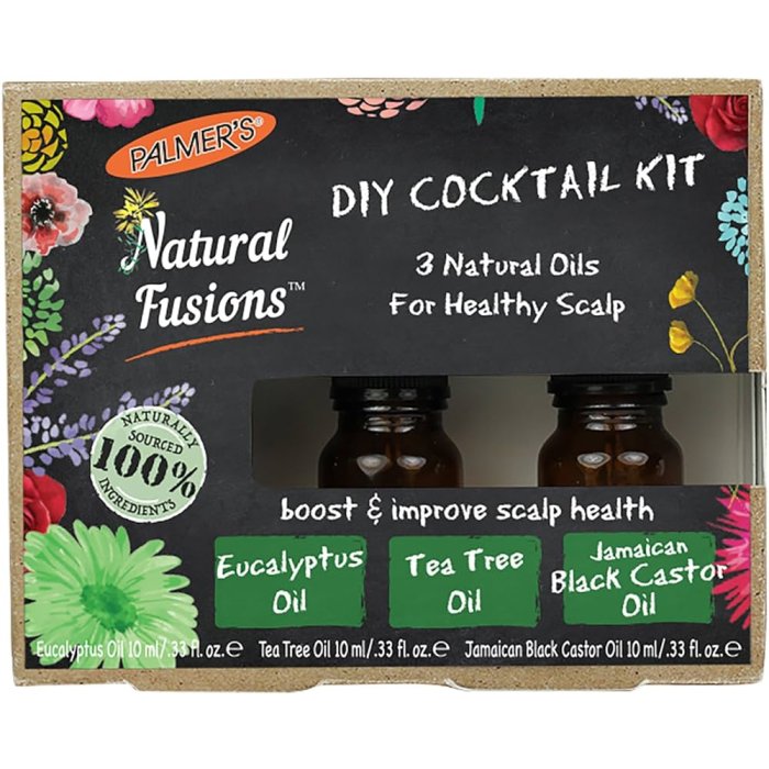 Natural Fusions (Eucalyptus Oil + Tea Tree Oil + Jamaican Black Castor Oil ) Face Oil Kit