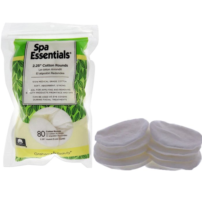 2.25 Cotton Rounds 80count by SPA Essentials | UAE
