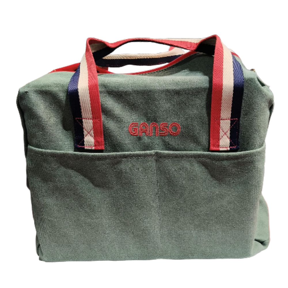 Green Canvas Travel Bag by El Ganso | UAE