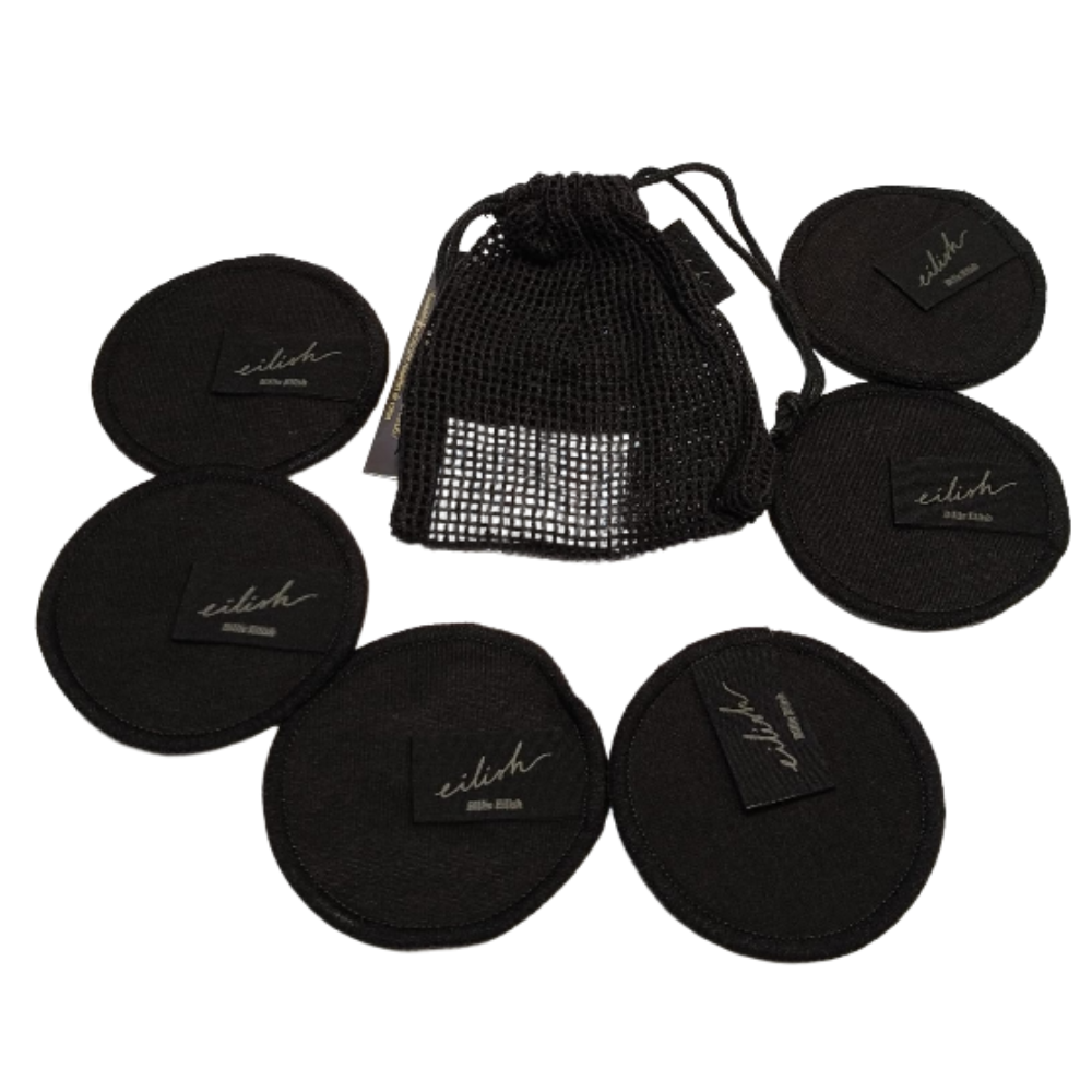 Reusable Cotton Rounds Black Makeup Remover Facial (1 X )…