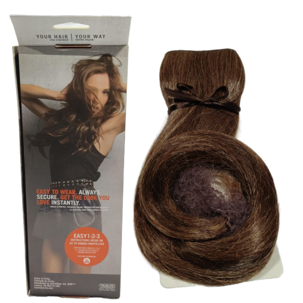 Hoop Invisible Extension R28S Glazed Fire Clip Free Hair…