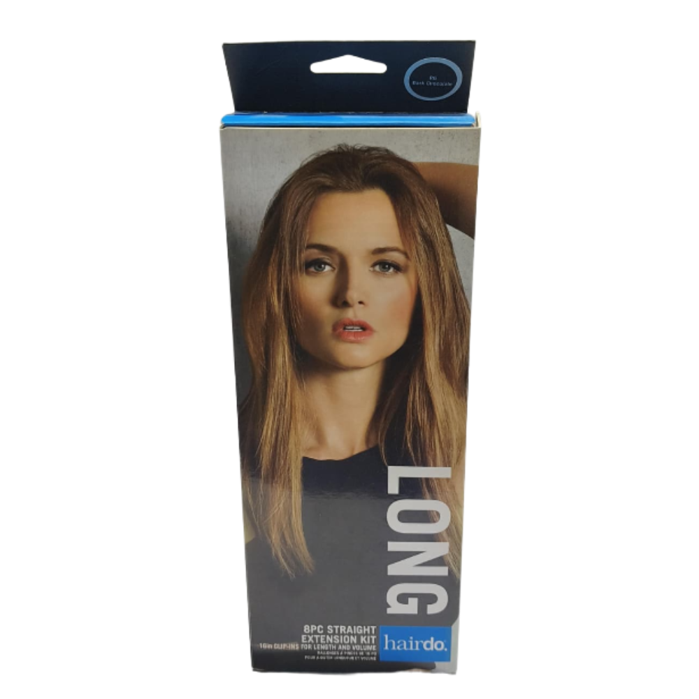Long R6 Dark Chocolate Straight Extension Kit