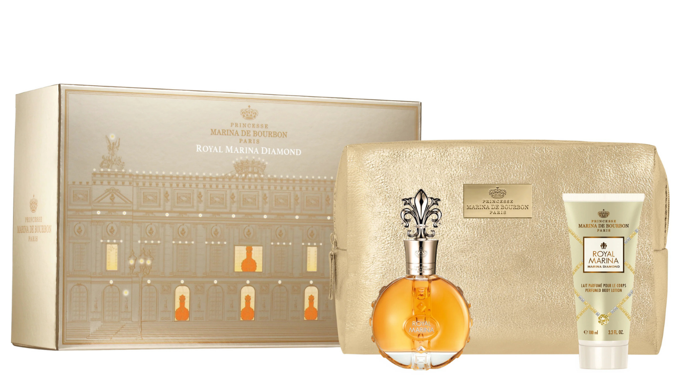 Royal Marina Diamond + Body Lotion + Pouch by Marina De B…