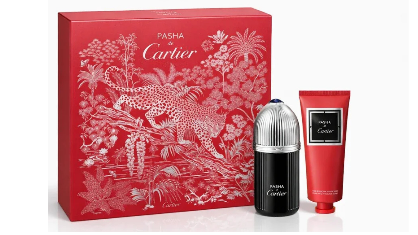 باشا دي كارتييه إديشن نوار + جل استحمام من Cartier Eau de…