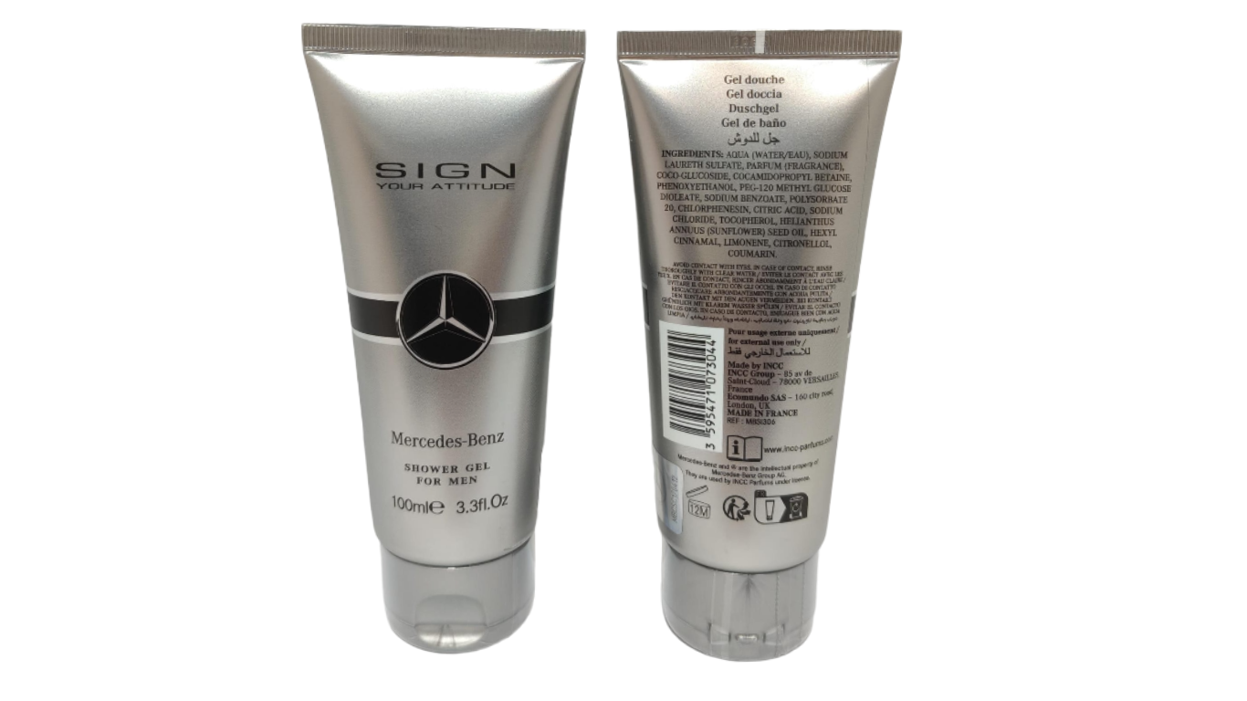 Sign Your Attitude Shower Gel by Mercedes Benz 100 ml | UAE