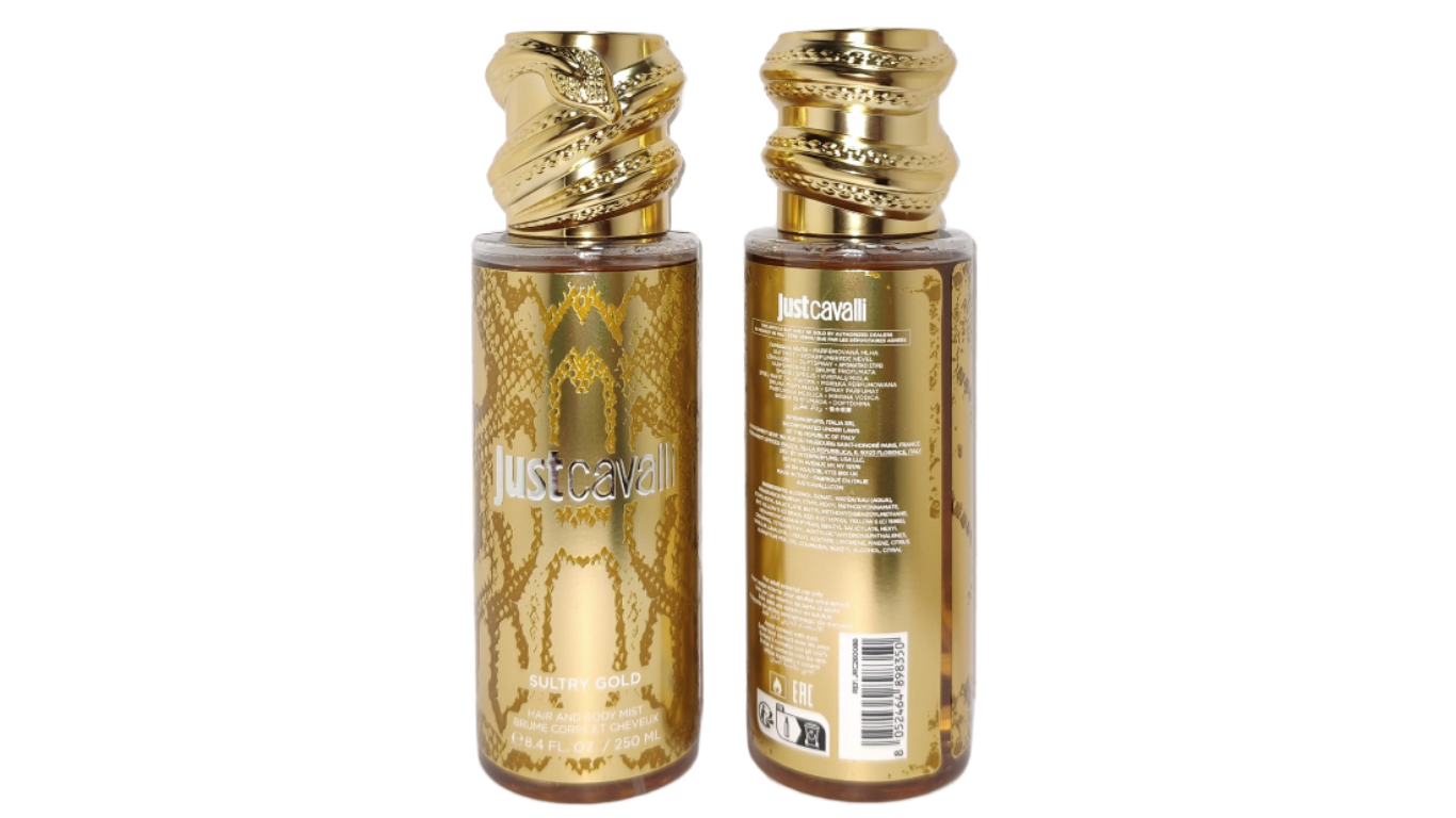 Just Cavalli Sultry Gold Hair & Body Mist