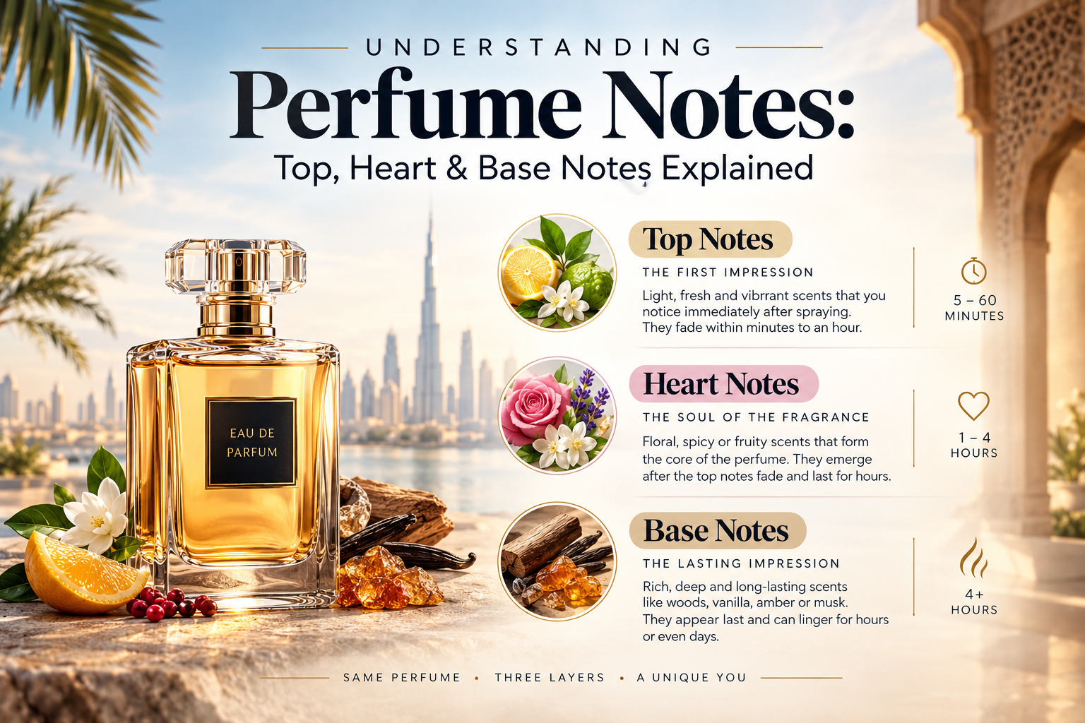 Perfume Notes Explained: Top, Heart & Base Notes Guide