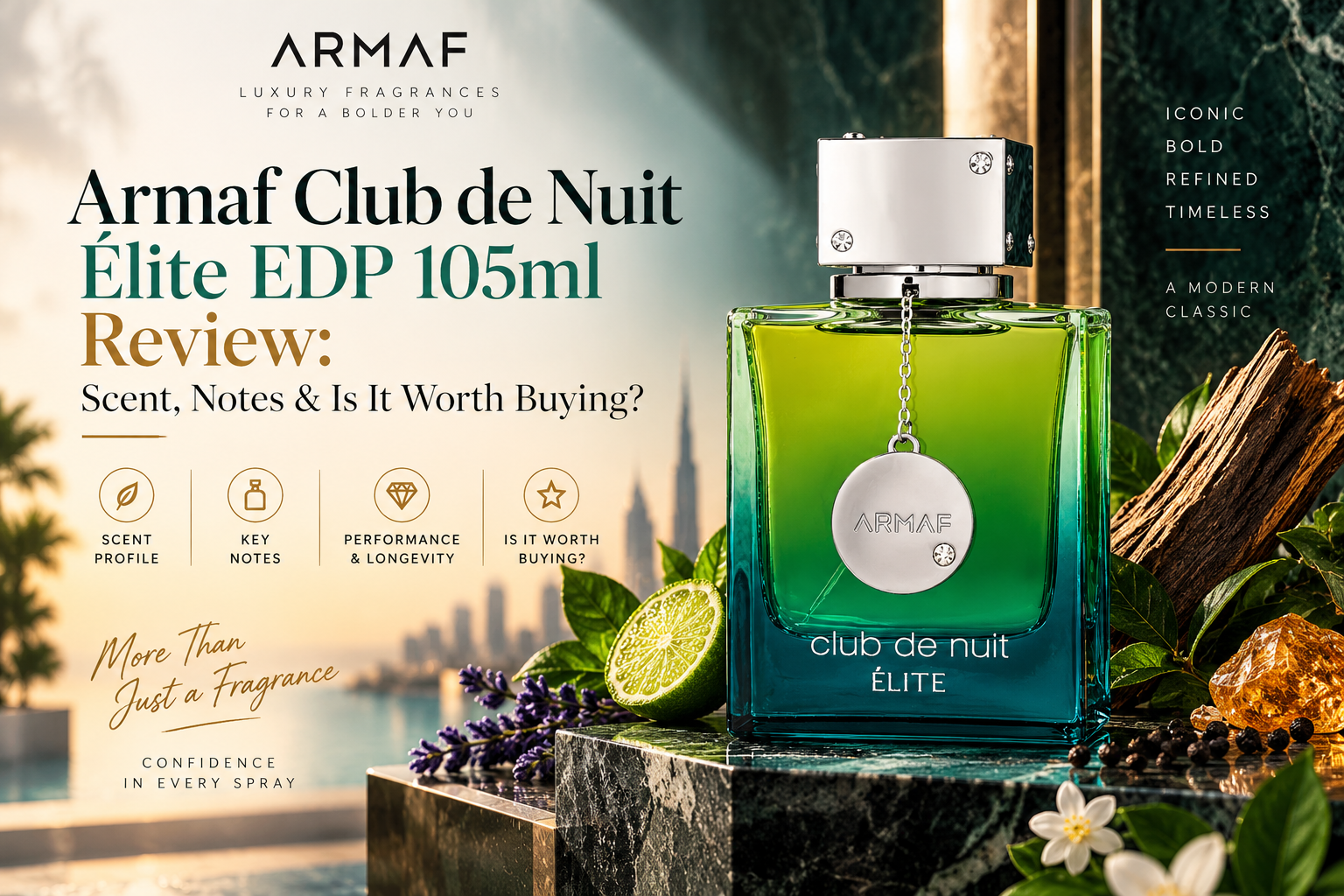 مراجعة Armaf Club de Nuit Élite EDP 105ml | الإمارات