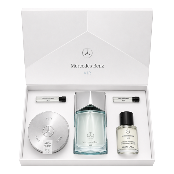 Air + Solid Shower Gel + Beard & Hair Oil by Mercedes Ben…