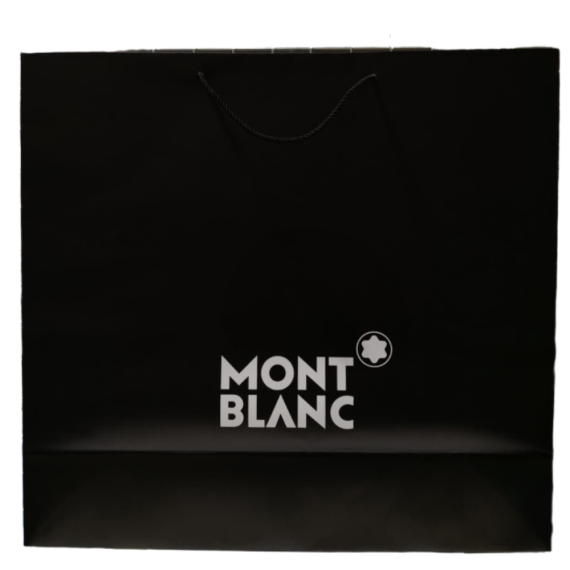 White Logo X 17.8W X 46H (1X10?Pcs) Paper Bag by Mont Bla…