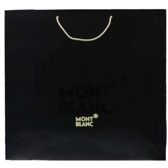 White Logo X 11.8W X 24.6H (1X10?Pcs) Paper Bag by Mont B…
