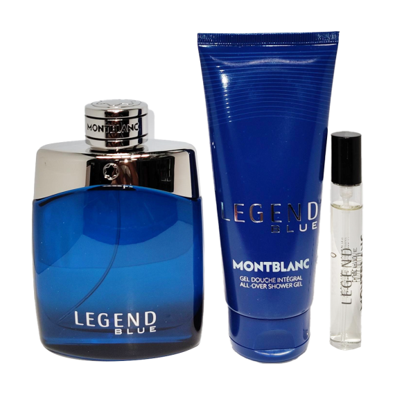Legend Blue Men + All-Over Shower Gel by Mont Blanc Eau d…