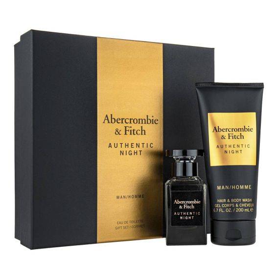 Authentic Night + Hair & body wash by Abercrombie & Fitch…