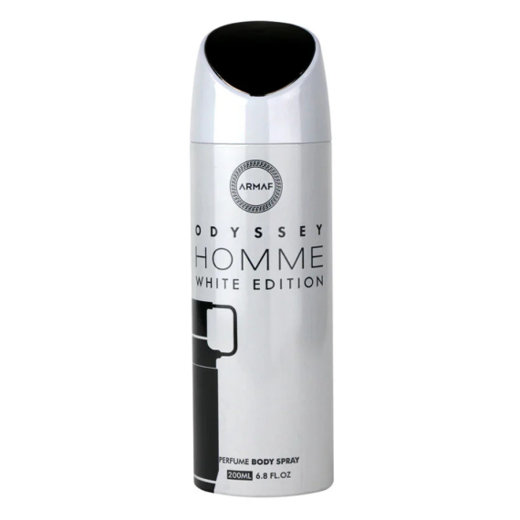 Odyssey Homme White Edition Body Spray by Armaf 200 ml | UAE