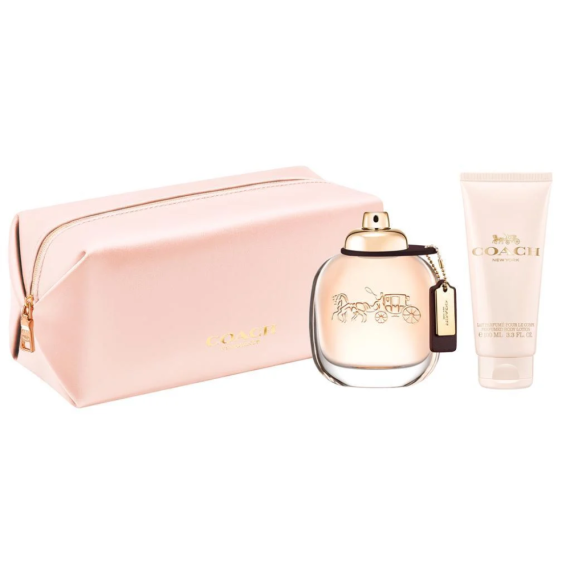 Gold + Body Lotion + Pouch by Coach Parfum 90 ml | UAE