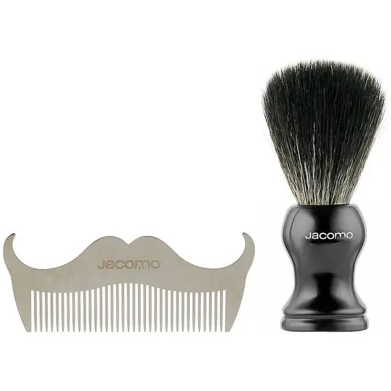 Barber Box (Shaving Brush & Comb) Shaving Kit by Jacomo…