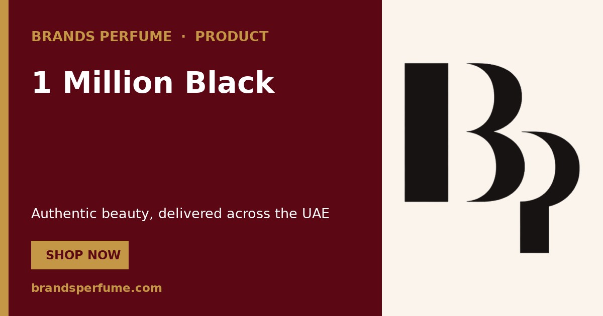 1 Million Black by Paco Rabanne Eau de Parfum 1.5 ml | UAE