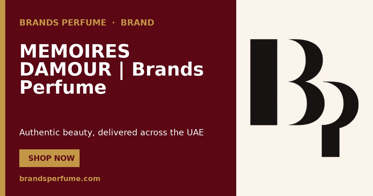 MEMOIRES DAMOUR | Brands Perfume