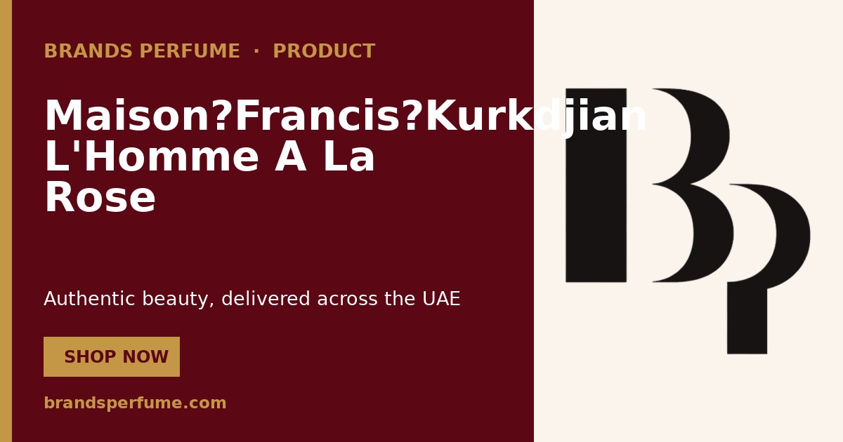 Maison Francis Kurkdjian Maison?Francis?Kurkdjian L'Homme…