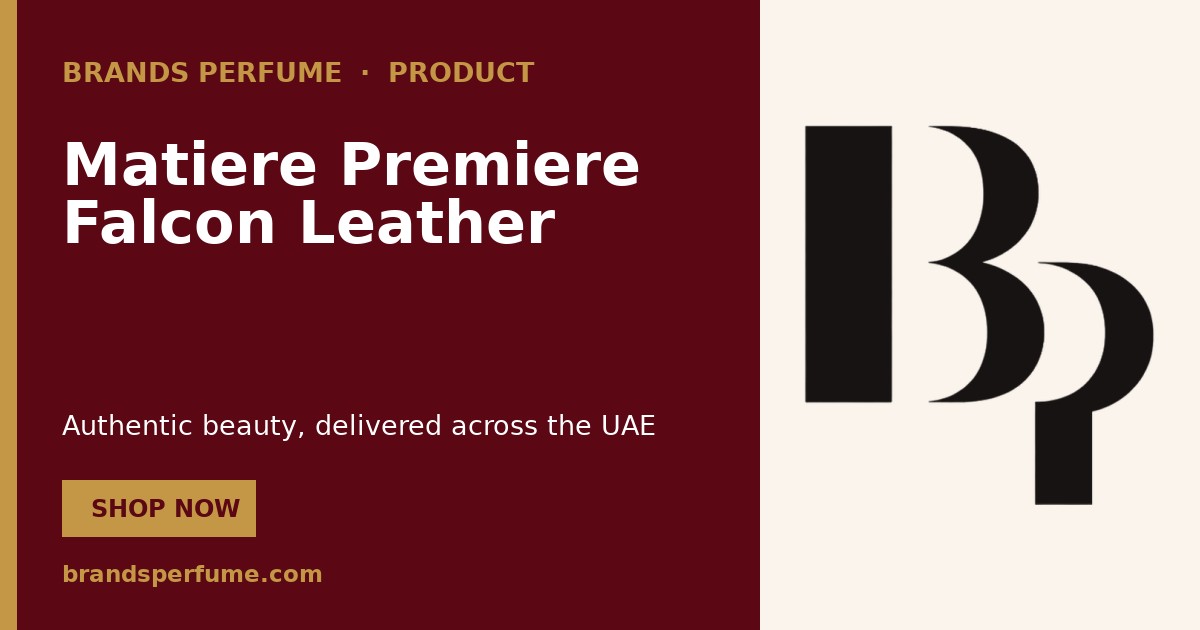 Matiere Premiere Falcon Leather by Matiere Premier Extrai…