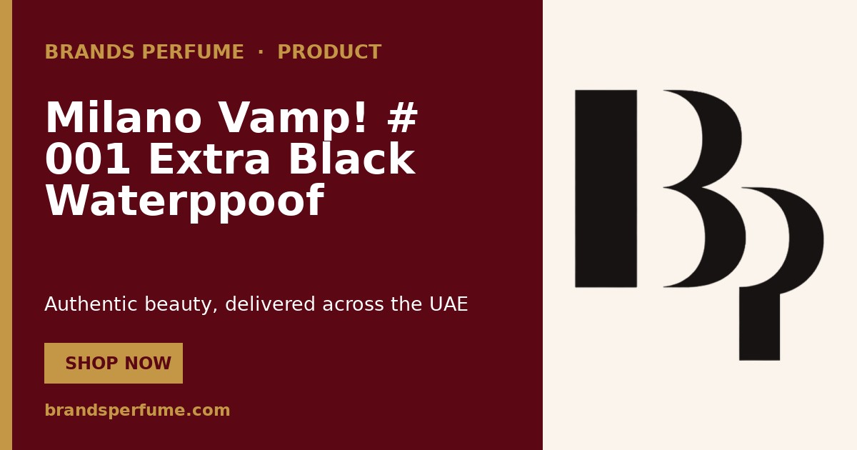 Pupa Milano Vamp! # 001 Extra Black Waterppoof Exceptiona…