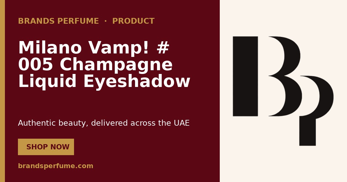 Pupa Milano Vamp! # 005 Champagne Liquid Eyeshadow 4 ml…