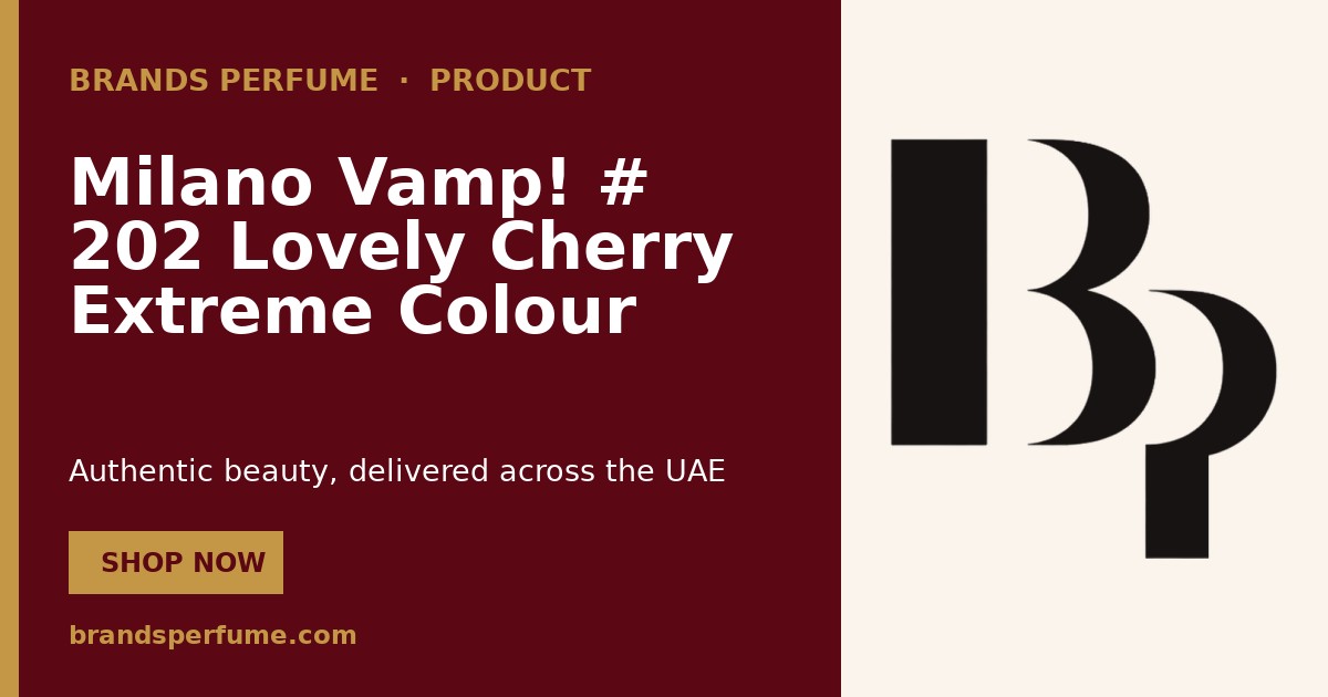 Pupa Milano Vamp! # 202 Lovely Cherry Extreme Colour Lips…