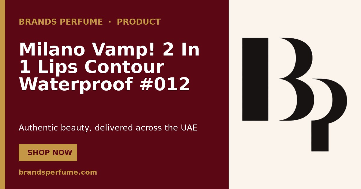 Pupa Milano Vamp! 2 In 1 Lips Contour Waterproof #012 Int…