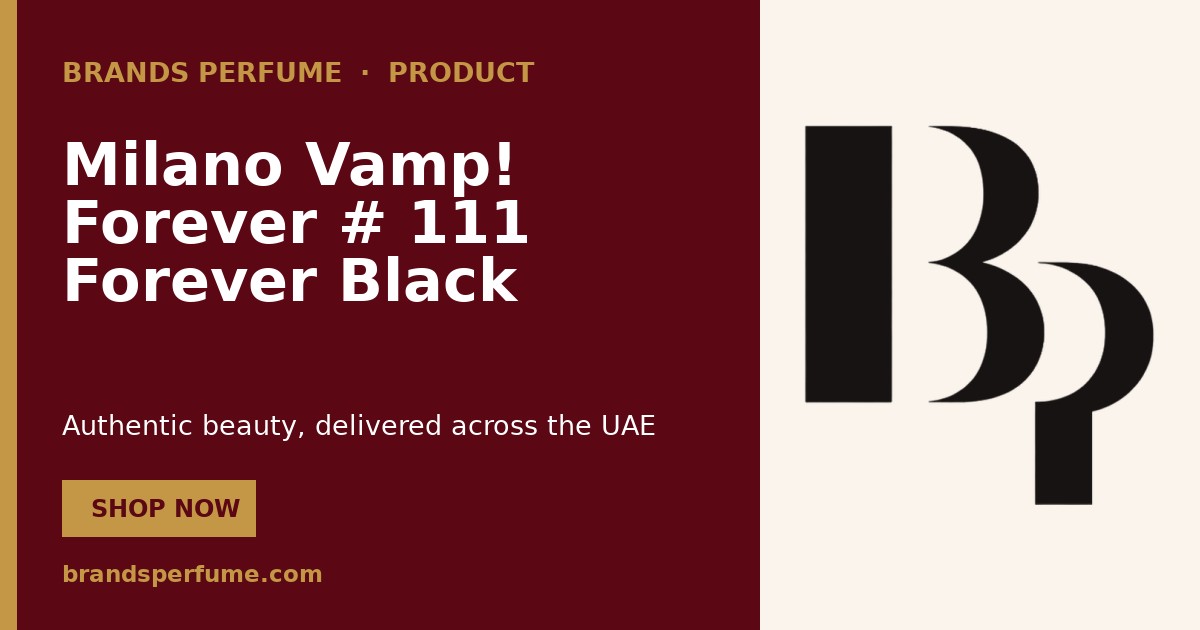 Pupa Milano Vamp! Forever # 111 Forever Black Exceptional…