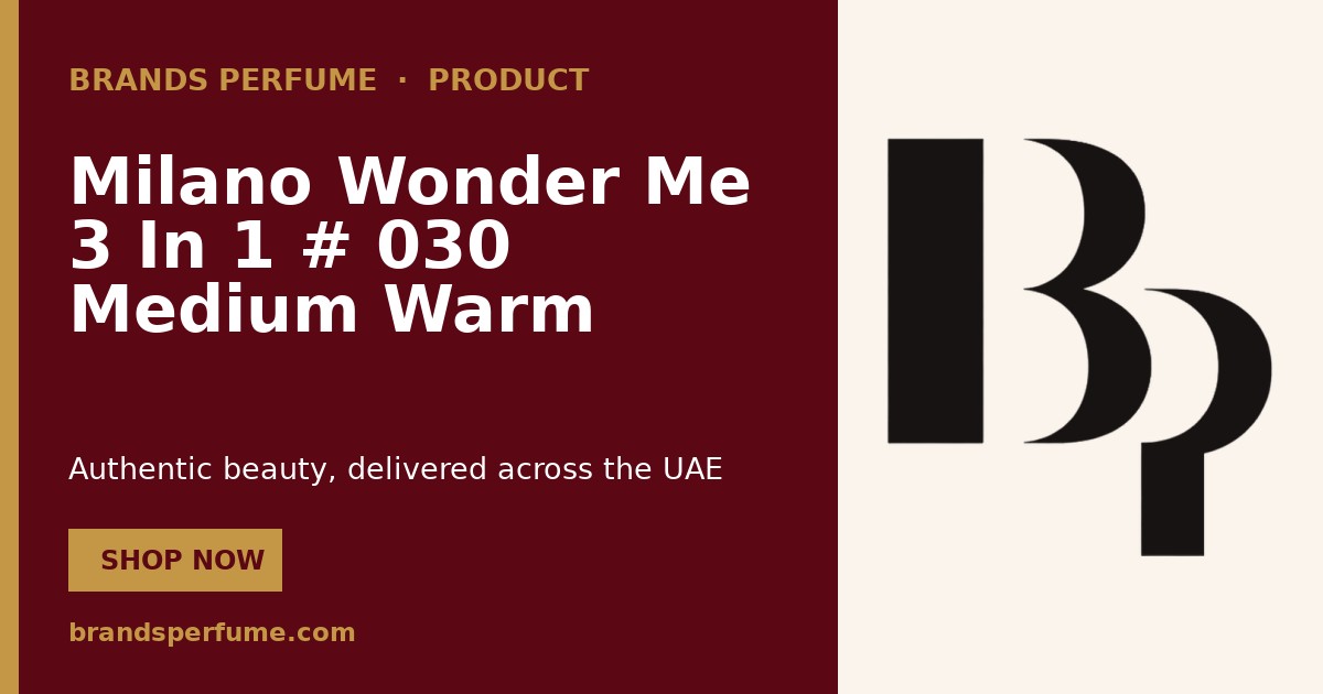 Pupa Milano Wonder Me 3 In 1 # 030 Medium Warm Beige Mult…