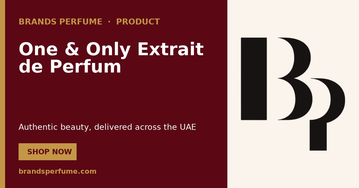 ONNO One & Only Extrait de Perfum 50 ml | Brands Perfume