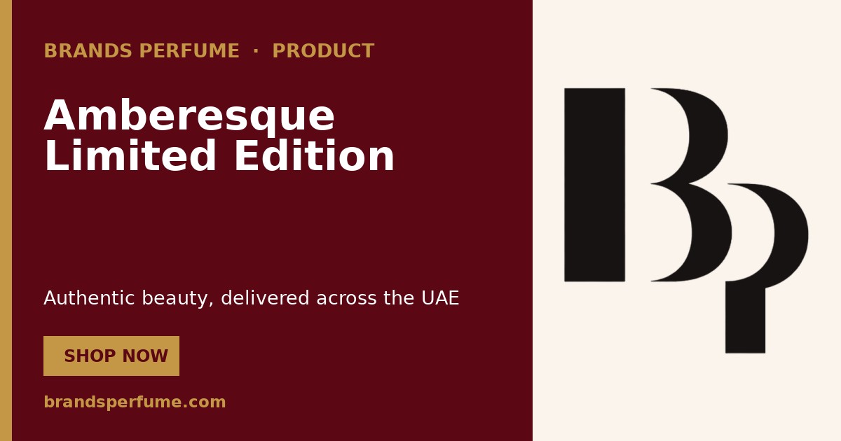 Moresque Amberesque Limited Edition 100 ml | Brands Perfume