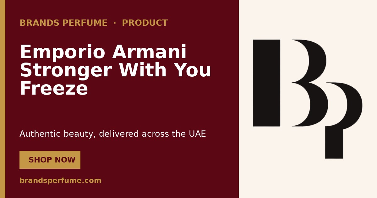 Emporio Armani Stronger With You Freeze by Giorgio Armani…
