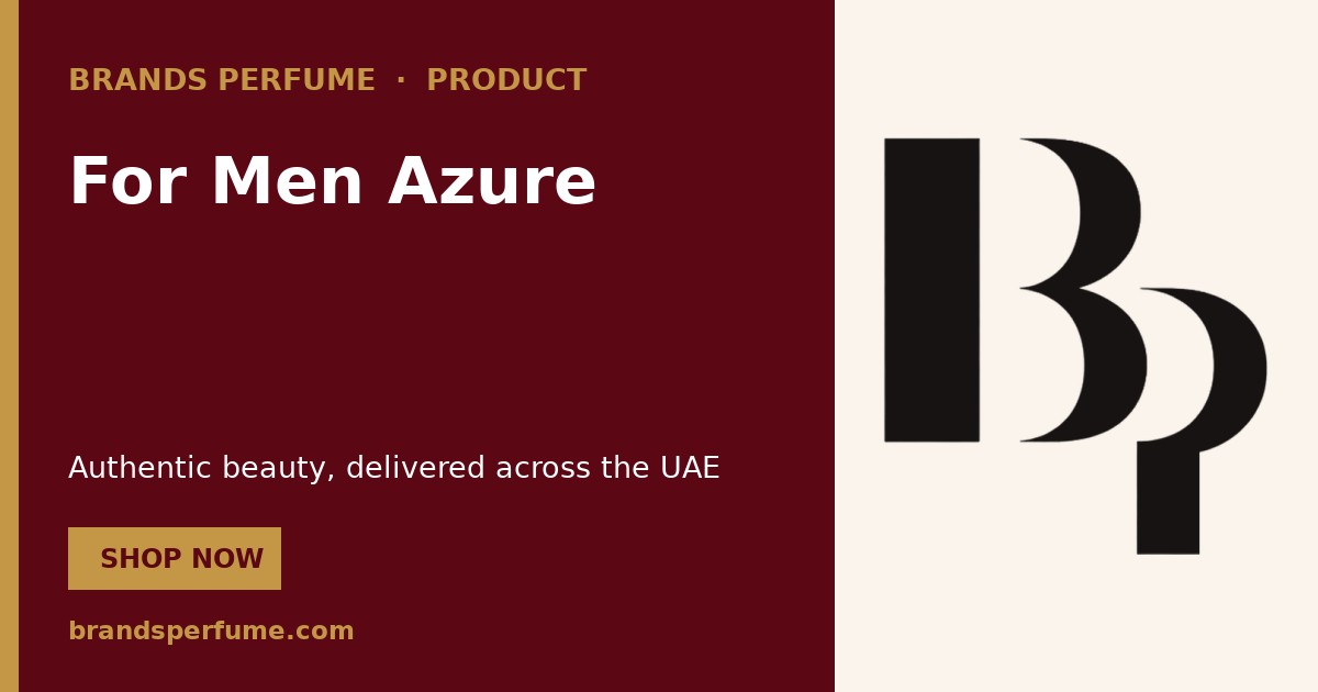 For Men Azure by Bentley 1.8 ml | Buy Online United Arab Emirates