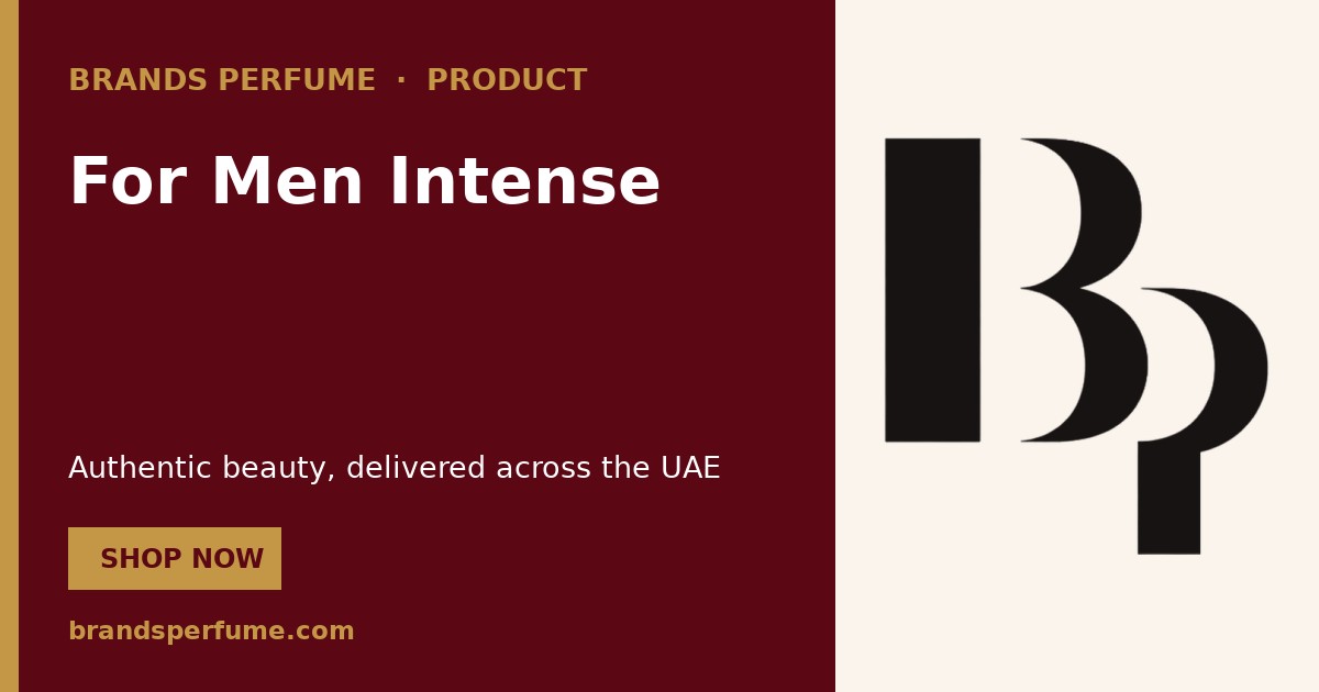 For Men Intense by Bentley 1.8 ml | Buy Online United Arab Emirates