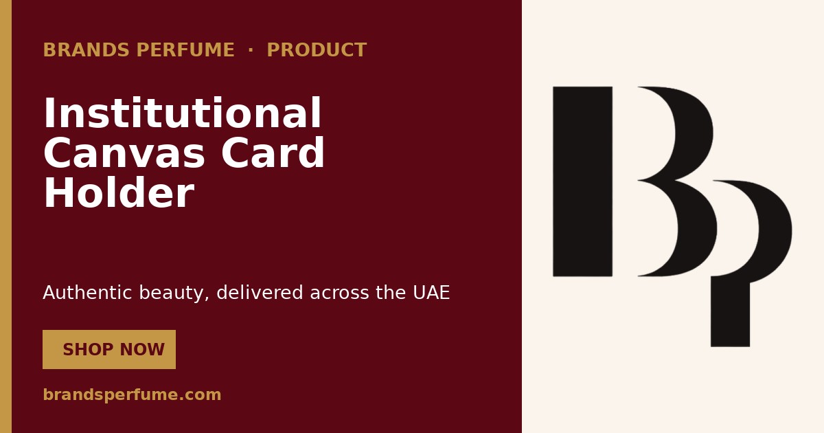 Institutional Canvas Card Holder by Michael Kors | UAE