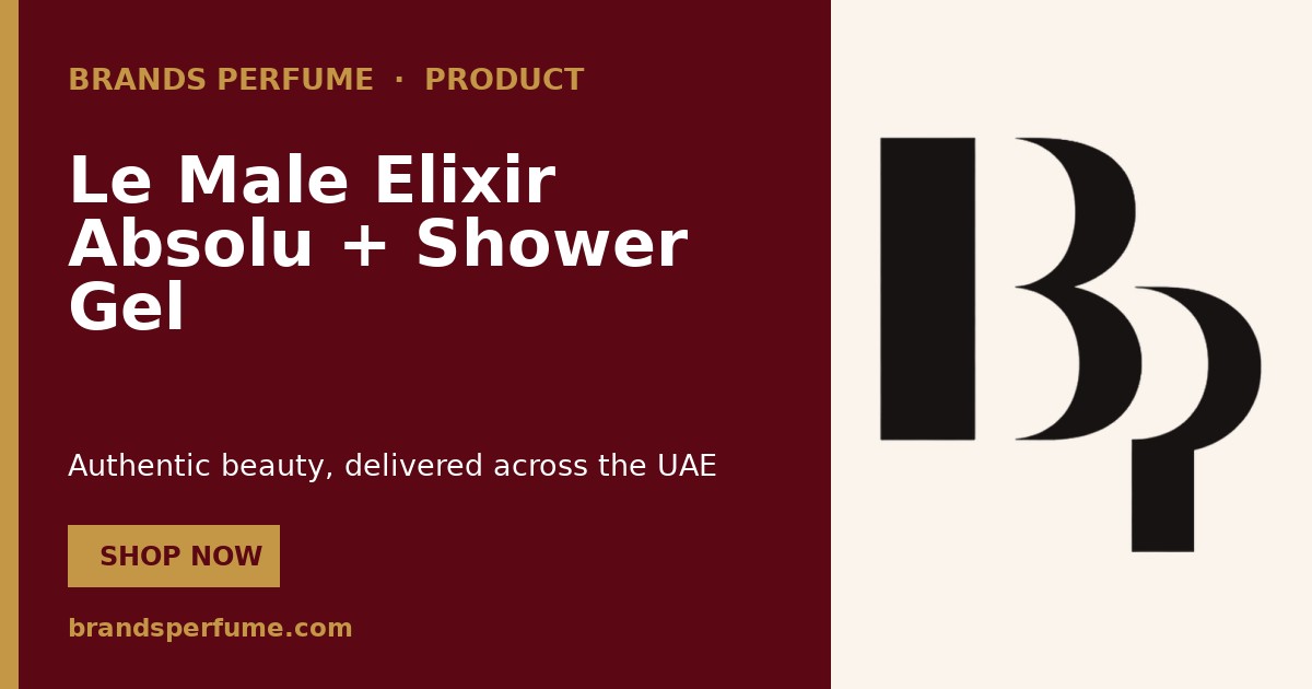 Le Male Elixir Absolu + Shower Gel by Jean Paul Gaultier…