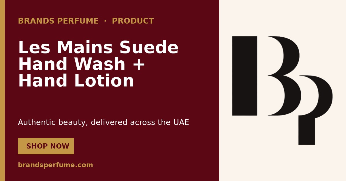 Les Mains Suede Hand Wash + Hand Lotion by Byredo 450 ml…