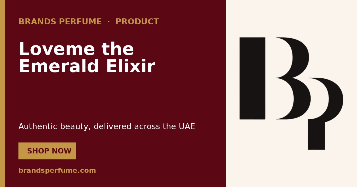 Loveme the Emerald Elixir by Tous Parfum 15 ml | UAE
