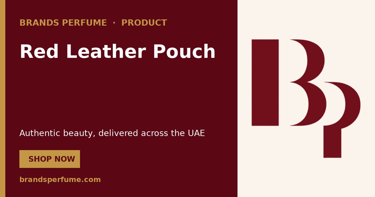 Red Leather Pouch by L'Artisan Parfumeur | UAE