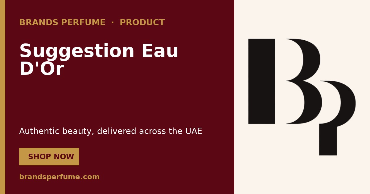 Suggestion Eau D'Or by Montana Eau de Parfum 10 ml | UAE